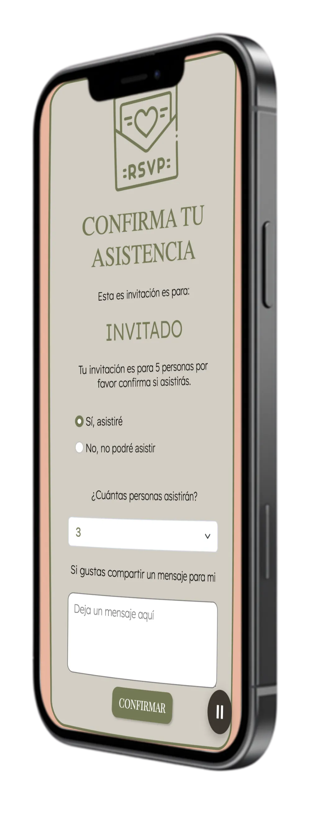 RSVP en tiempo real