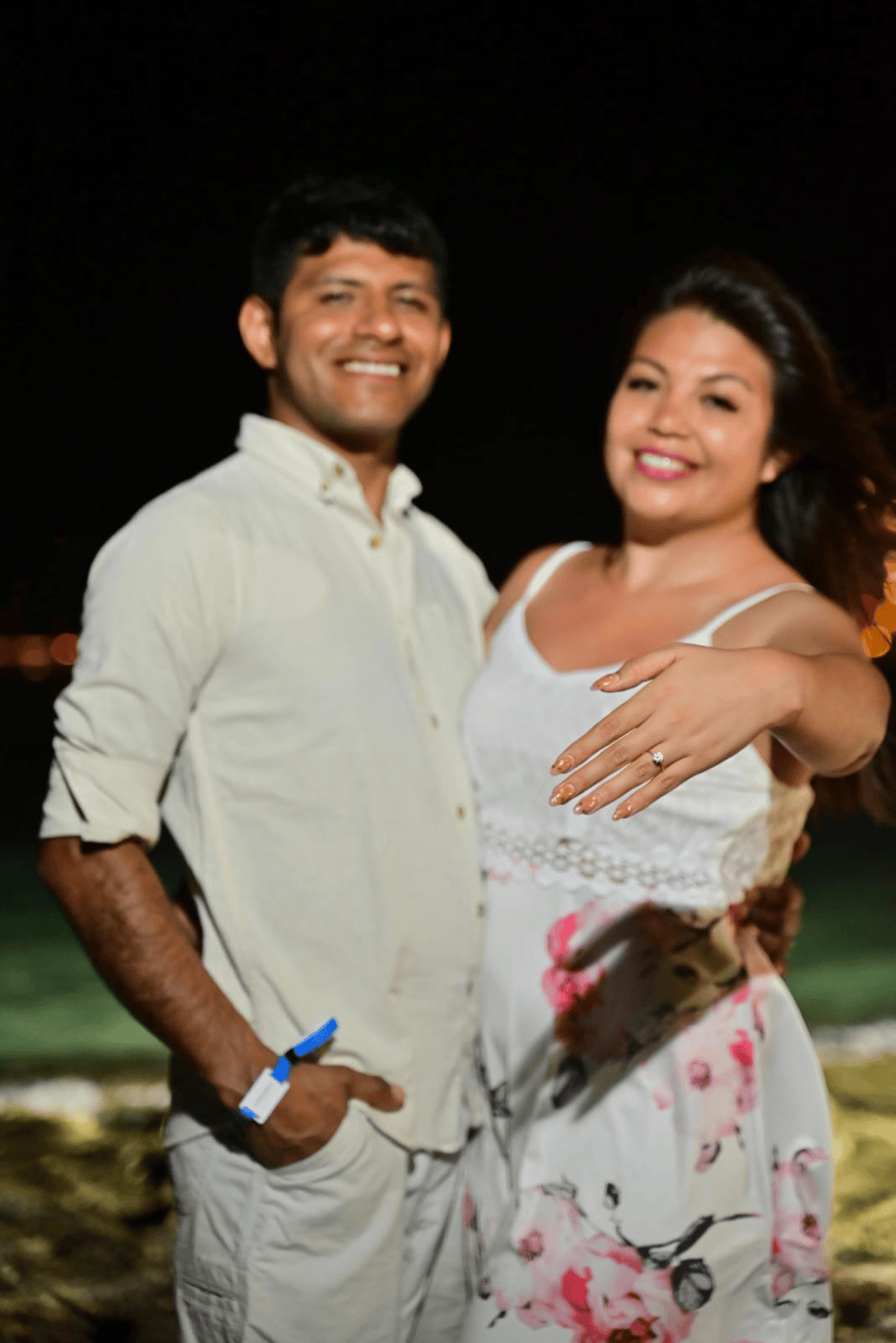 Nelson y Daniela en sesión fotográfica